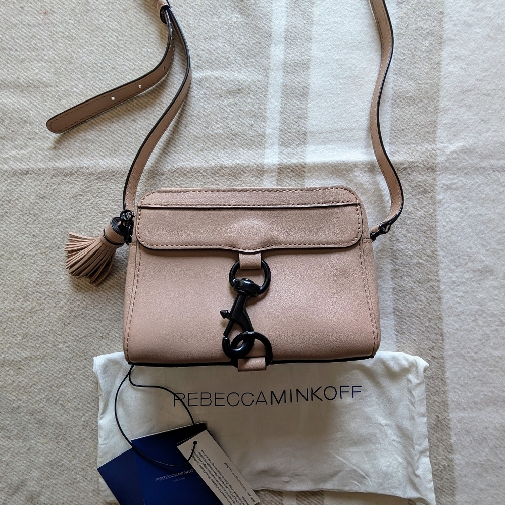 Rebecca Minkoff Nude Blush MAB Crossbody Camera Bag
